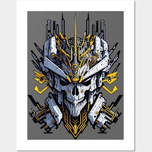 Mecha Skull S01 D27 Posters and Art